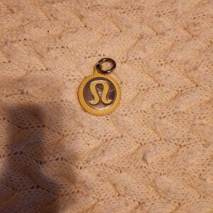 Lululemon Logo Bag Charm and Keychain